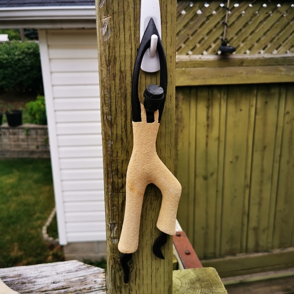 Carved Wood Dancing Couple #1 - Picture 13 of 14